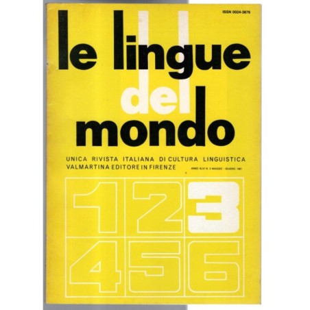 LE LINGUE DEL MONDO-n 3, maggio/giugno-1981