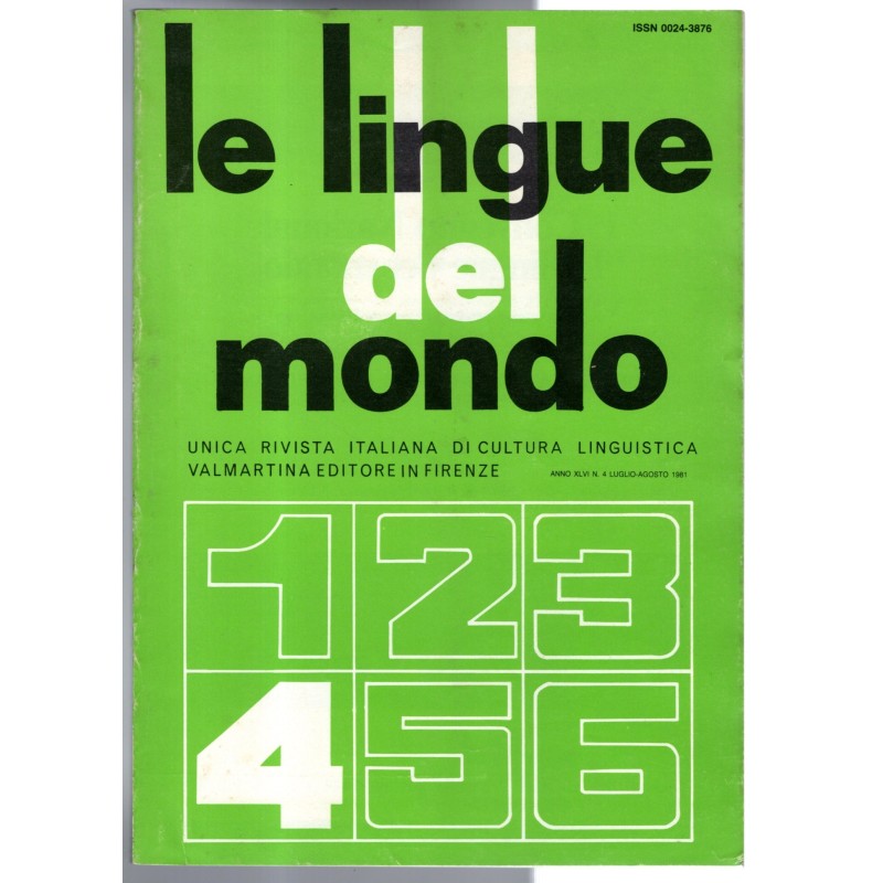 LE LINGUE DEL MONDO-n 4, luglio/agosto-1981