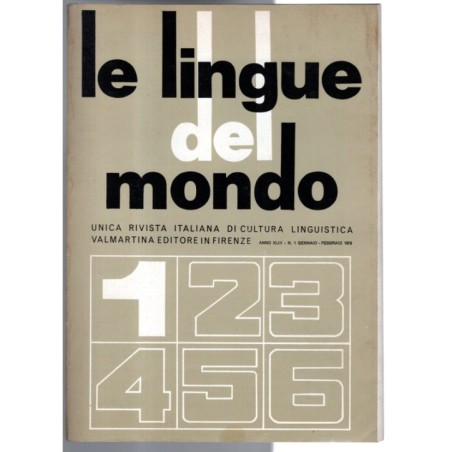 LE LINGUE DEL MONDO-n 1, gennaio/febbraio-1978