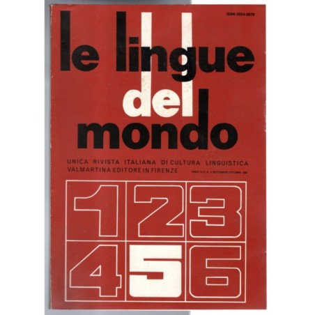 LE LINGUE DEL MONDO-n 5, settembre/ottobre-1981