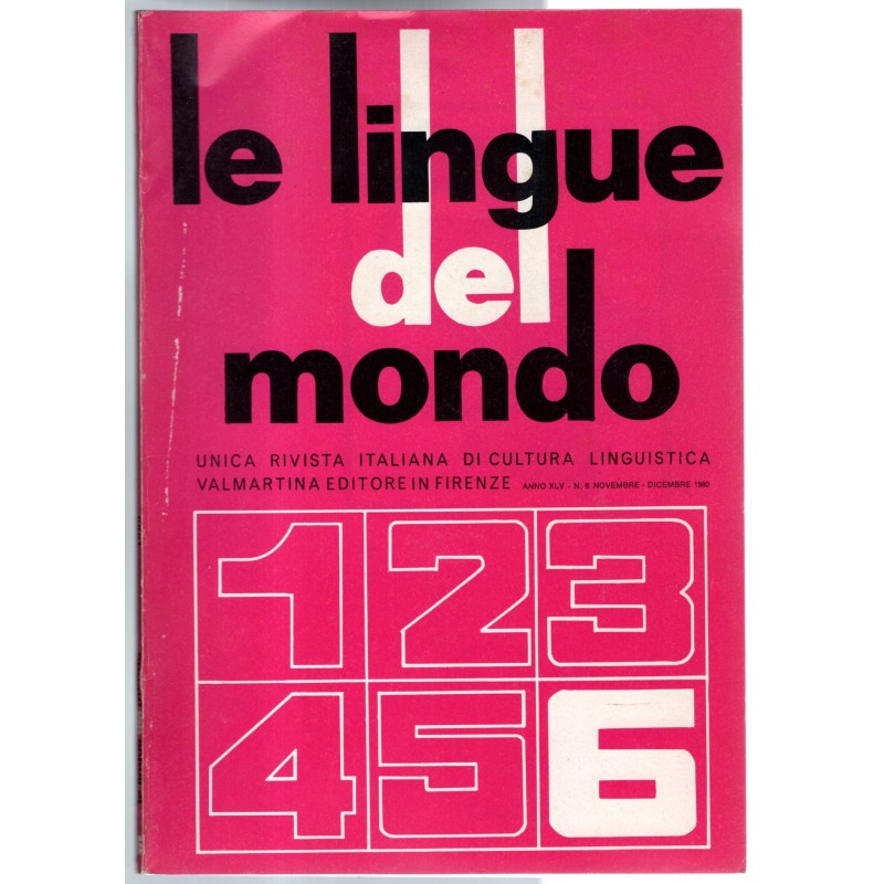 LE LINGUE DEL MONDO-n 6, novembre/dicembre-1980