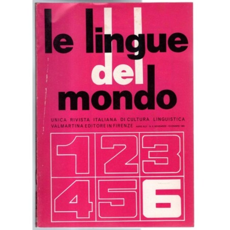 LE LINGUE DEL MONDO-n 6, novembre/dicembre-1980