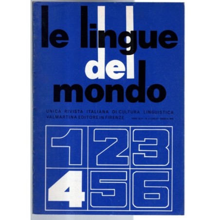 LE LINGUE DEL MONDO-n 4, luglio/agosto-1978
