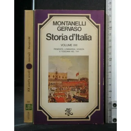 STORIA D'ITALIA. VOL. XXI. PIEMONTE, LOMBARDIA... MONTANELLI,