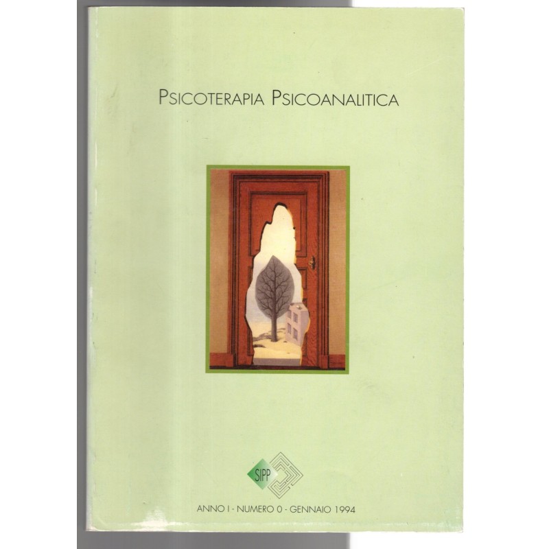 PSICOTERAPIA PSICOANALITICA-n 0, gennaio-1994
