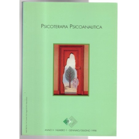 PSICOTERAPIA PSICOANALITICA-n 1, gennaio/giugno-1998