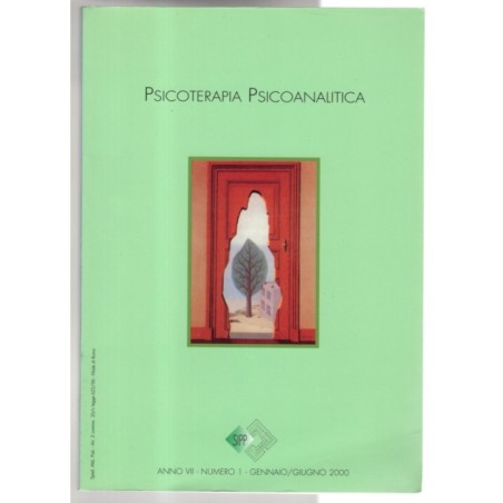 PSICOTERAPIA PSICOANALITICA-n 1, gennaio/giugno-2000