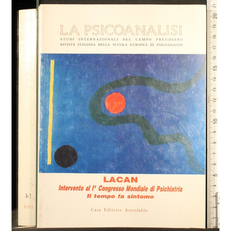 LA PSICOANALISI-n 14, luglio/dicembre-1993