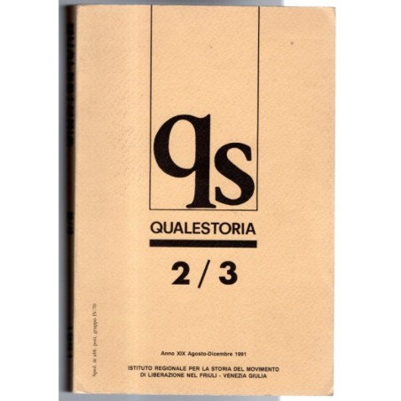 QS. QUALESTORIA-n 2-3, agosto/dicembre-1991
