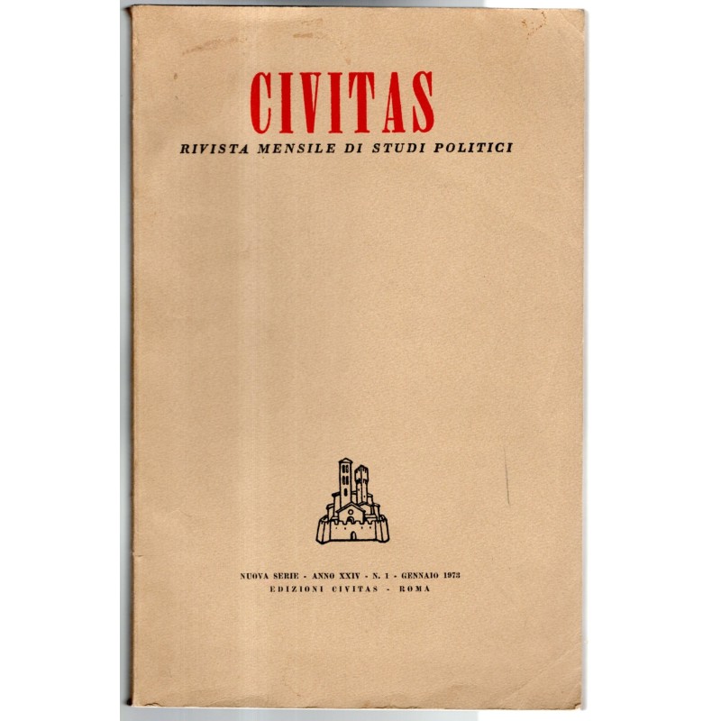 CIVITAS-n 1, gennaio-1973