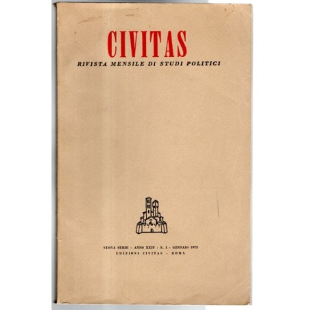 CIVITAS-n 1, gennaio-1973