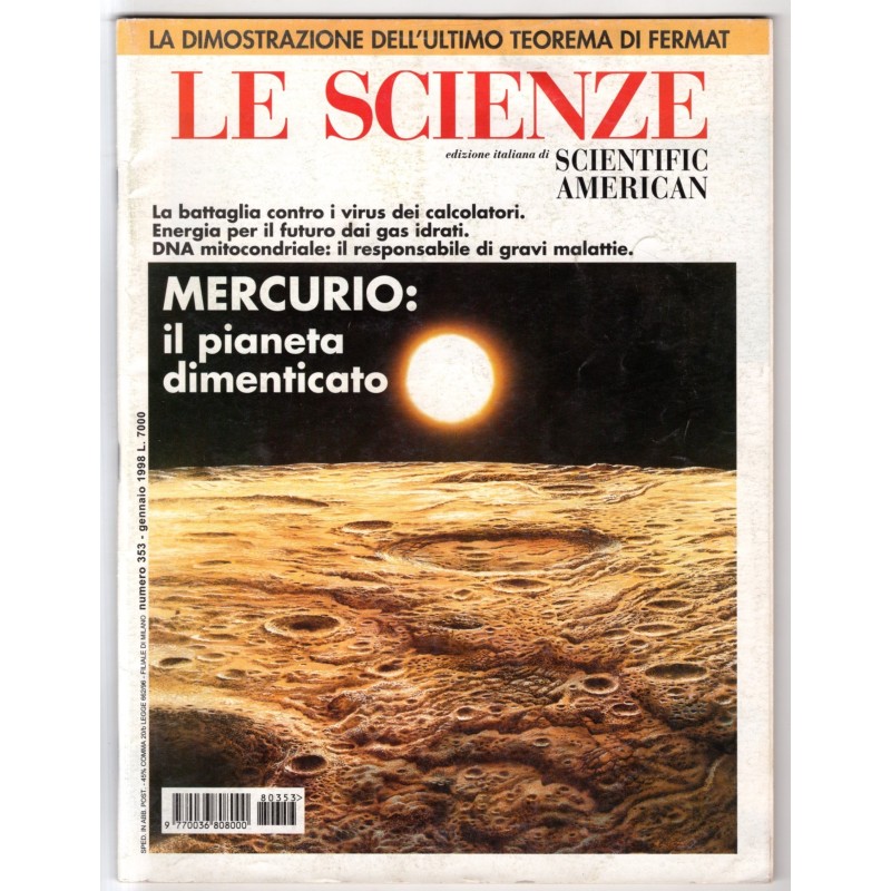 LE SCIENZE-n 353, gennaio-1998