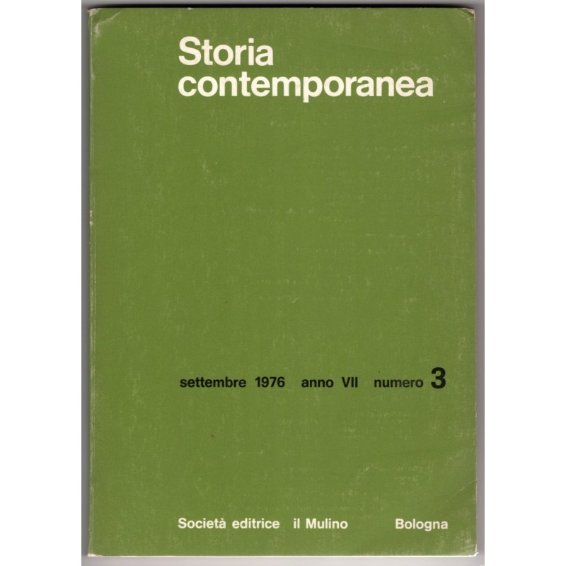 STORIA CONTEMPORANEA-n 3, settembre-1976