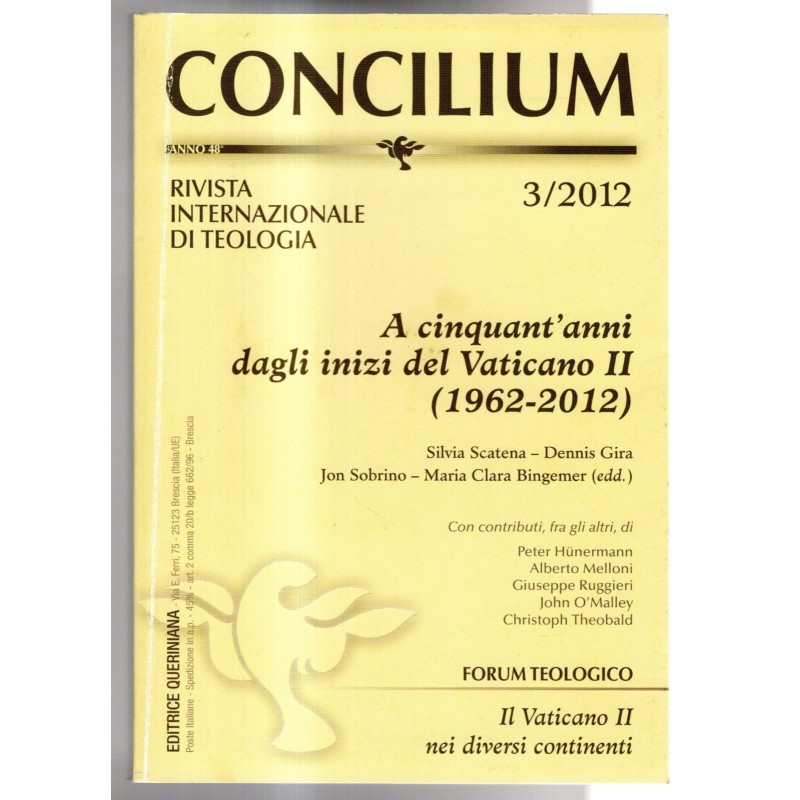 CONCILIUM - N 3 - 2012 - A CINQUANT'ANNI DAGLI INIZI DEL VATICANO II (1962-2012)