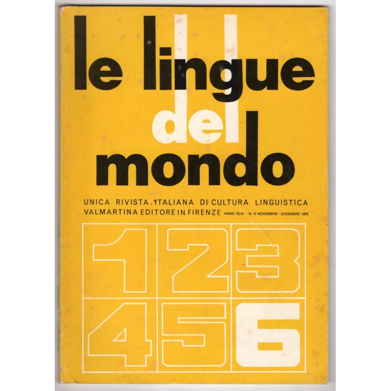 LE LINGUE DEL MONDO-n 6-1979
