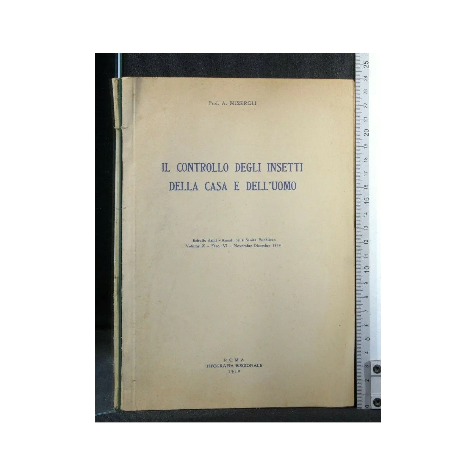 IL CONTROLLO DEGLI INSETTI DELLA CASA E DELL'UOMO