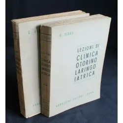 LEZIONI DI CLINICA OTORINOLARINGOIATRICA. VOL 1, 2. VIDAU.