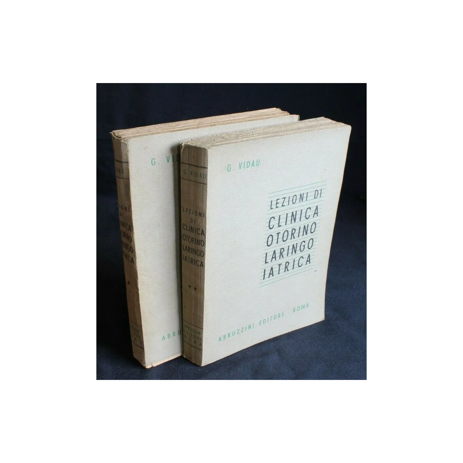 LEZIONI DI CLINICA OTORINOLARINGOIATRICA. VOL 1, 2. VIDAU.
