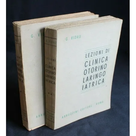 LEZIONI DI CLINICA OTORINOLARINGOIATRICA. VOL 1, 2. VIDAU.