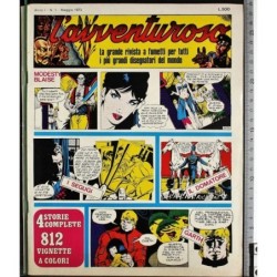L'AVVENTUROSO - N 1, MAGGIO - 1973