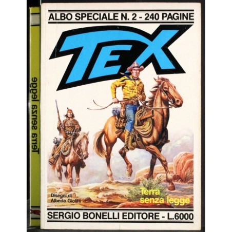 ALBO SPECIALE TEX - N 2 - 1989 - TERRA SENZA LEGGE