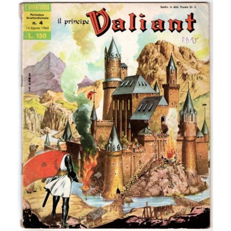 L'AVVENTUROSO. IL PRINCIPE VALIANT - N 4, 14 AGOSTO - 1965
