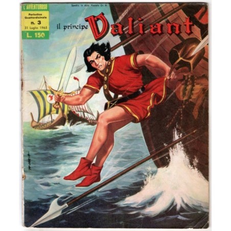 L'AVVENTUROSO. IL PRINCIPE VALIANT - N 3, 31 LUGLIO - 1965
