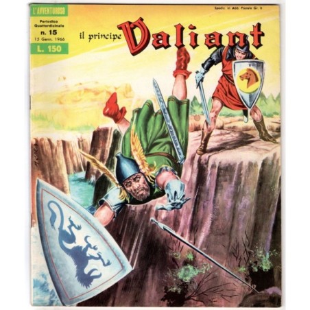 L'AVVENTUROSO. IL PRINCIPE VALIANT - N 15, 15 GENNAIO - 1966