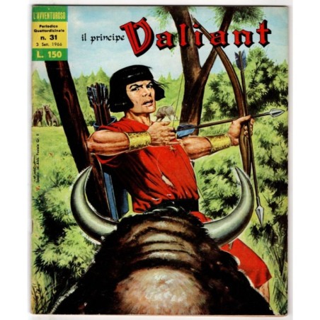 L'AVVENTUROSO. IL PRINCIPE VALIANT - N 31, 3 SETTEMBRE - 1966
