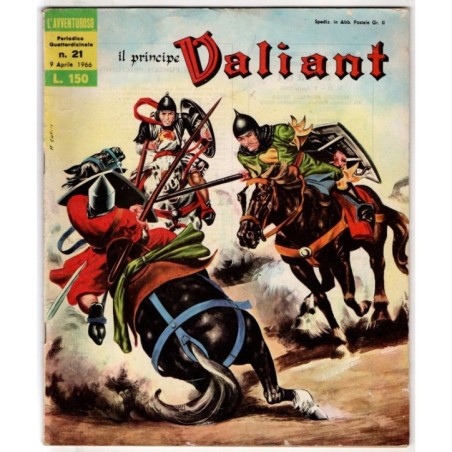L'AVVENTUROSO. IL PRINCIPE VALIANT - N 21, 9 APRILE - 1966