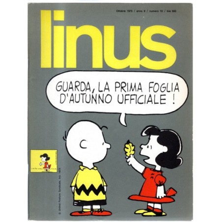 LINUS - N 10 - 1973