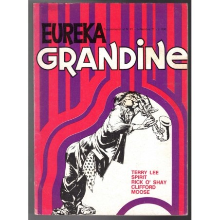 EUREKA GRANDINE - SUPPL AL N. 61, SETTEMBRE - 1971 - TERRY LEE. SPIRIT..