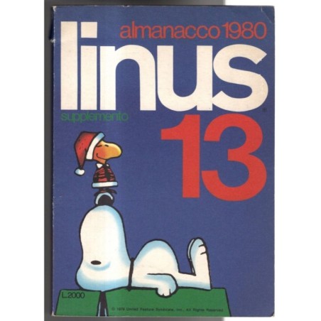 LINUS - N 13, SUPPLEMENTO - 1980 - ALMANACCO 1980