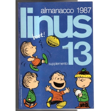 LINUS - N 13, SUPPLEMENTO - 1987 - ALMANACCO 1987