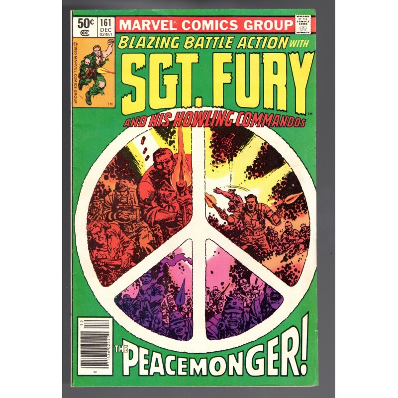 SGT. FURY 161 - MARVEL 1980 - BAGGED BOARDED - FN+ (6.5)