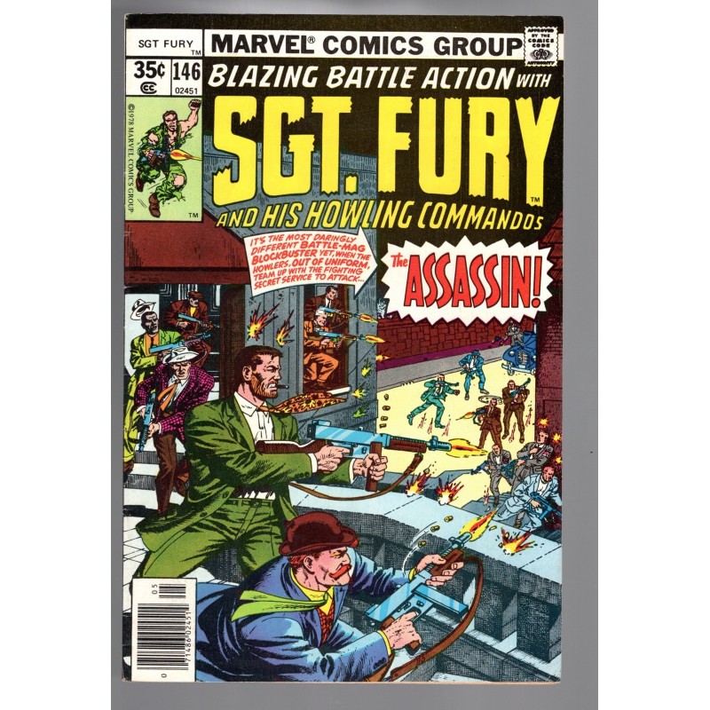 SGT. FURY 146 - MARVEL 1978 - BAGGED BOARDED - VF-(7.5)