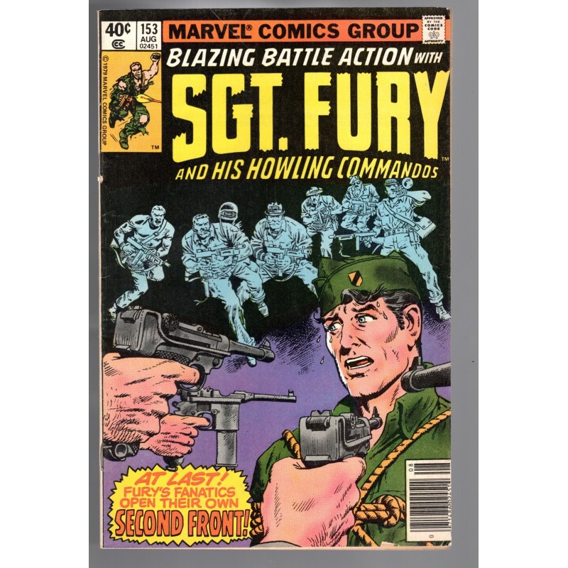 SGT. FURY 153 - MARVEL 1979 - BAGGED BOARDED - FN (6.0)