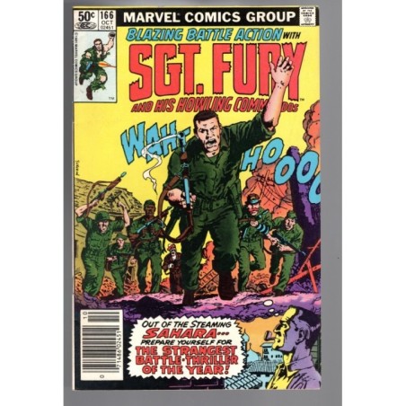 SGT. FURY 166 - MARVEL 1981 - BAGGED BOARDED - FN/VF (7.0)