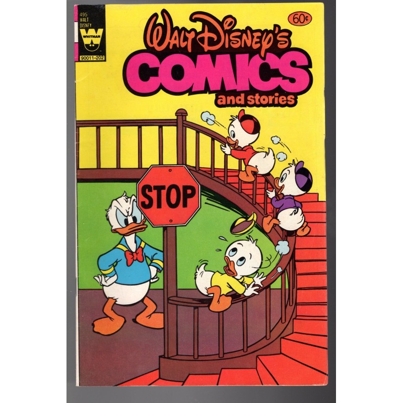 WALT DISNEY'S COMICS AND STORIES 495 - WHITMAN 1982 - BAGGED BOARDED - FN+(6.5)