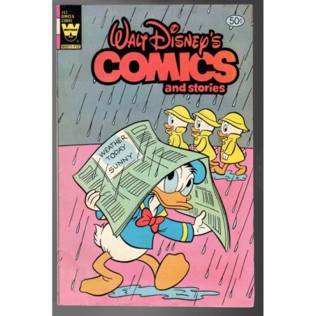 WALT DISNEY'S COMICS AND STORIES 493 - WHITMAN 1981 - BAGGED BOARDED - FN (6.0)
