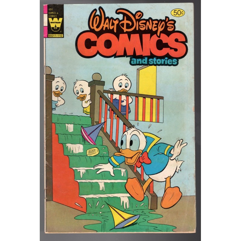 WALT DISNEY'S COMICS AND STORIES 491 - WHITMAN 1981 - BAGGED BOARDED - VG (4.0)