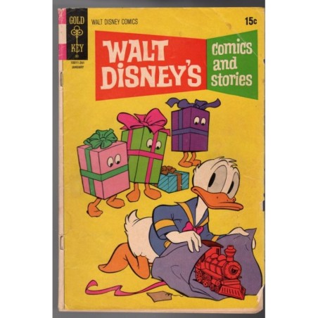 WALT DISNEY'S COMICS AND STORIES 4 - GOLDKEY 1972 - BAGGED BOARDED - GD(2.0)