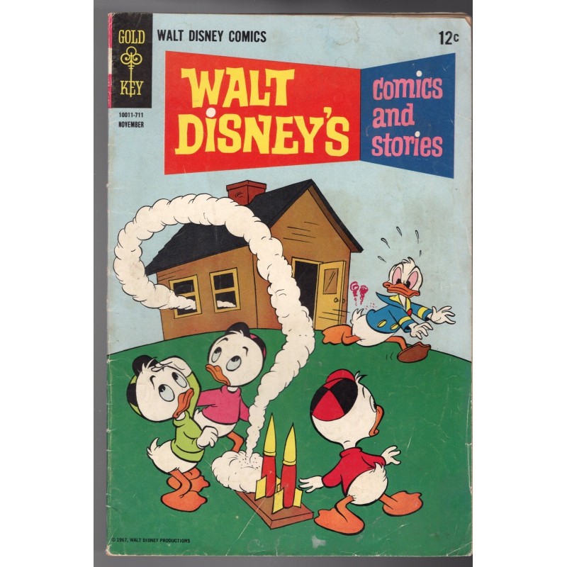 WALT DISNEY'S COMICS AND STORIES 2 - GOLDKEY 1967 - BAGGED BOARDED - VG+(4.5)