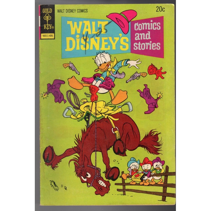 WALT DISNEY'S COMICS AND STORIES 9 - GOLDKEY 1974 - BAGGED BOARDED - FN-(5.5)