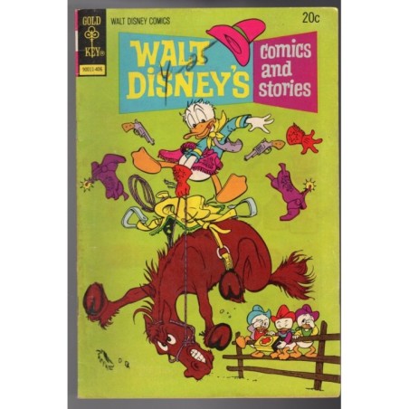 WALT DISNEY'S COMICS AND STORIES 9 - GOLDKEY 1974 - BAGGED BOARDED - FN-(5.5)