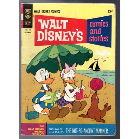 WALT DISNEY'S COMICS AND STORIES 12 - GOLDKEY 1966 - BAGGED BOARDED - VG (4.0)