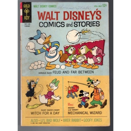 WALT DISNEY'S COMICS AND STORIES 5 - GOLDKEY 1964 - BAGGED BOARDED - VG (4.0)