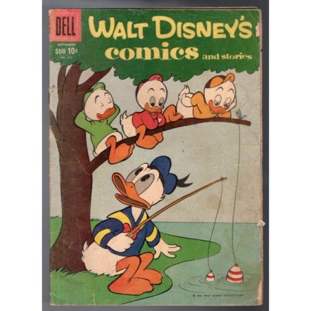 WALT DISNEY'S COMICS AND STORIES 228 - DELL 1959 - BAGGED BOARDED - GD(2.0)
