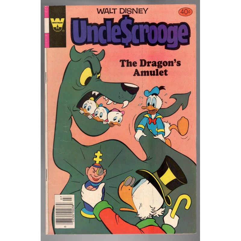 WALT DISNEY UNCLE SCROOGE 166 - WHITMAN 1979 - BAGGED BOARDED - VG/FN (5.0)
