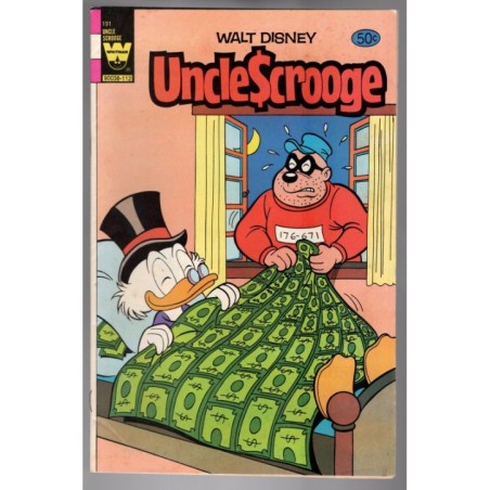 WALT DISNEY UNCLE SCROOGE 191 - WHITMAN 1981 - BAGGED BOARDED - FN (6.0)